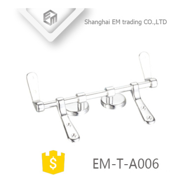 EM-T-A006 Chromed Polishing soft-close Stainles steel toilet seat hinges Sanitary ware